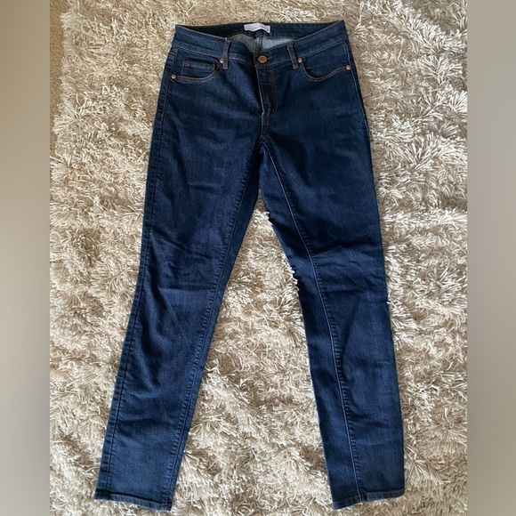 Loft Curvy Skinny Denim Jeans Women’s Size 26 / 2 Excellent Condition - Picture 1 of 6